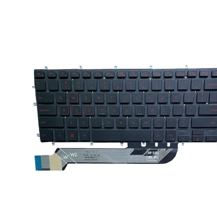 US Version Keyboard For Dell Inspiron 15-7566 5567 7567 5565 5570 7577 P65F(Red with Backlight)-garmade.com