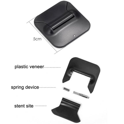 Portable Folding Notebook Computer ABS Bracket(Black)-garmade.com