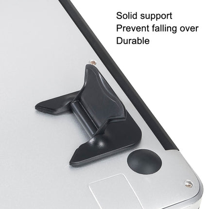 Portable Folding Notebook Computer ABS Bracket(Black)-garmade.com