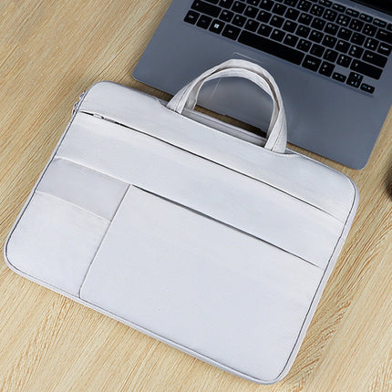 ND05SDZ Waterproof Wearable Laptop Bag, Size: 13.3 inches(Creamy-white)-garmade.com