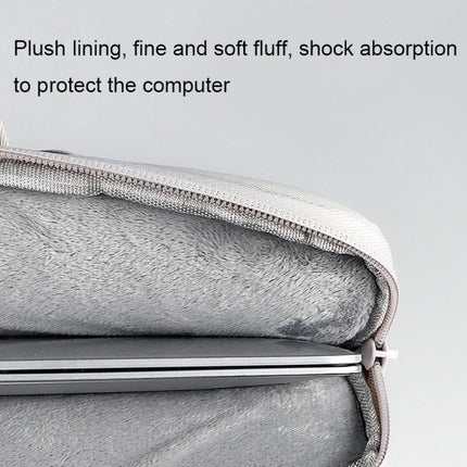 ND05SDZ Waterproof Wearable Laptop Bag, Size: 14.1-15.4 inches(Creamy-white)-garmade.com