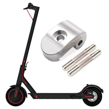 High-density Alloy Steel Electric Scooter Folding Hook for Xiaomi M365 / Pro,Style: Silver+2 Dowel-garmade.com