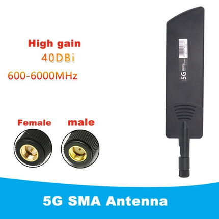5G Full Netcom Black Plastic Sleeve Signal Strong High Gain Antenna-garmade.com