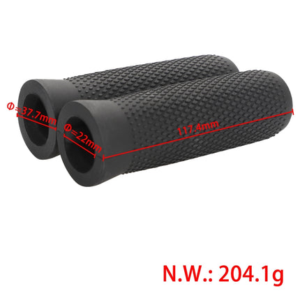 1 Pair Silicone Handbar Cover For Ninebot ES1/ES2/ES3/ES4 (Gray)-garmade.com