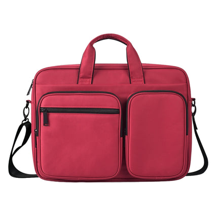 DJ02 Large Capacity Waterproof Laptop Bag, Size: 13.3 inches(Red Wine)-garmade.com