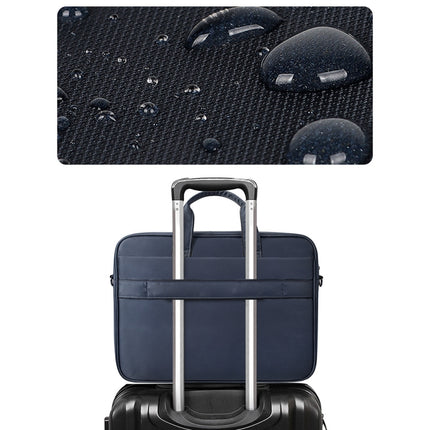 DJ02 Large Capacity Waterproof Laptop Bag, Size: 14.1-15.4 inches(Navy Blue)-garmade.com