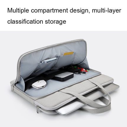 ST13 Waterproof and Wear-resistant Laptop Bag, Size: 13.3 inches(Elegant Gray)-garmade.com