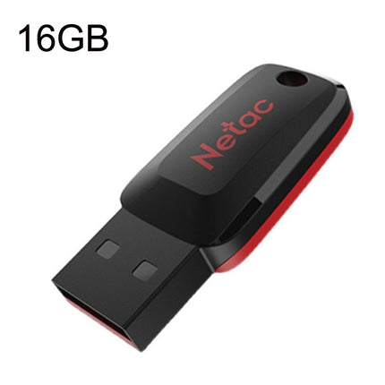 Netac U197 Office File High Speed USB Flash Drive, Capacity: 16GB(Black)-garmade.com