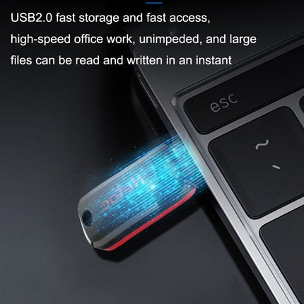 Netac U197 Office File High Speed USB Flash Drive, Capacity: 64GB(Black)-garmade.com