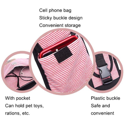 LOVOYAGER Diagonal Pet Backpack Small Dog And Cat Travel Bag, Style: Summer Mesh Rose Red-garmade.com