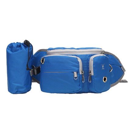 Lovoyager Pet Training Waist Bag Outdoor Walking Dog Snack Pocket(Blue)-garmade.com