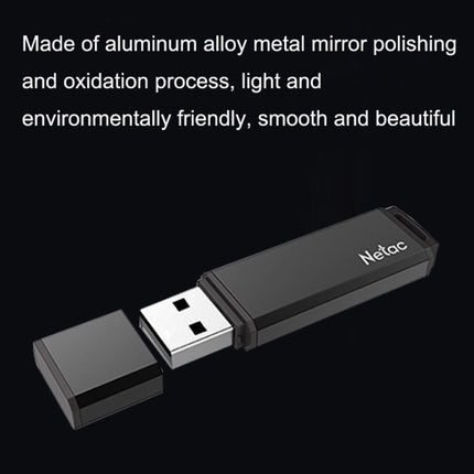 Netac U351 Metal High Speed Mini USB Flash Drives, Capacity: 128GB-garmade.com
