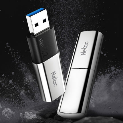 Netac US2 High-Speed Metal Capped Computer Car Mobile Solid State USB Flash Drives, Capacity: 128GB-garmade.com