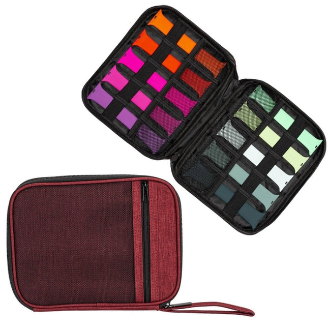 Strap Data Cable Portable Mesh Bag Portable Storage Bag For Apple Watch(Red)-garmade.com