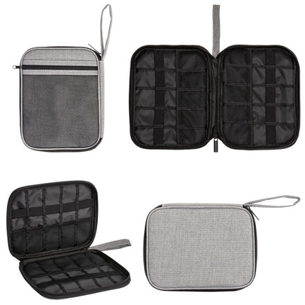 Strap Data Cable Portable Mesh Bag Portable Storage Bag For Apple Watch(Black)-garmade.com