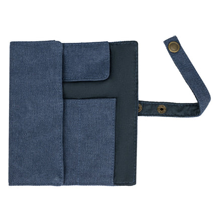 Nylon Canvas Watch & Strap Portable Storage Bag(Blue)-garmade.com