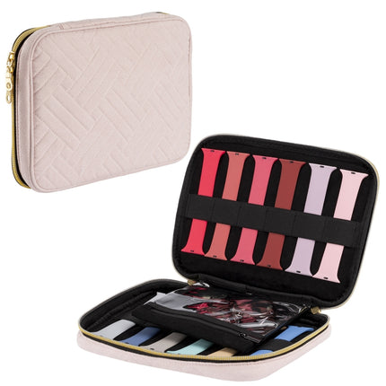 Velvet Watch Strap Watch Accessories Storage Bag, Specification: Pink M-garmade.com