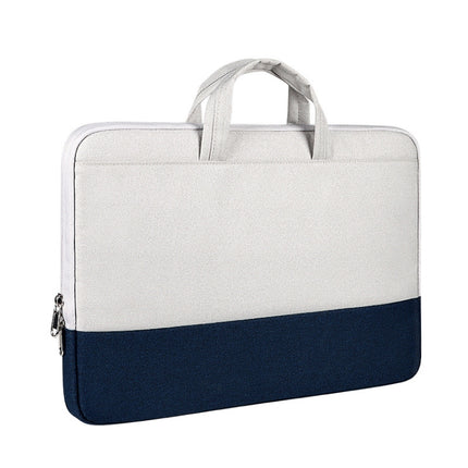 ST12 Waterproof Portable Laptop Case, Size: 13.3 inches(Navy Blue Gray)-garmade.com