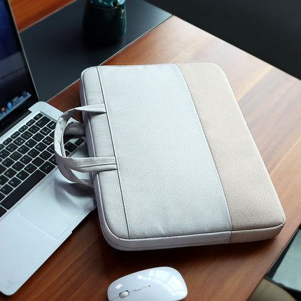 ST12 Waterproof Portable Laptop Case, Size: 13.3 inches(Khaki Gray)-garmade.com