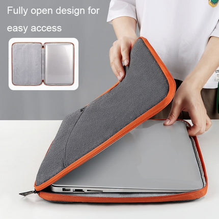 ND02 Waterproof Portable Laptop Case, Size: 14.1-15.4 inches(Mysterious Black)-garmade.com