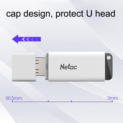 Netac U185 High Speed USB3.0 Cap Car Computer Music USB Drive, Capacity: 64GB-garmade.com