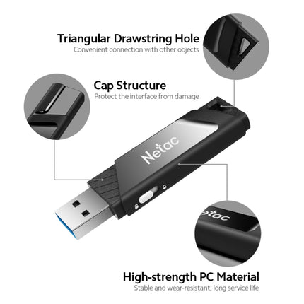 Netac U336 Protection With Lock Car High-Speed USB Flash Drives, Capacity: 64GB-garmade.com
