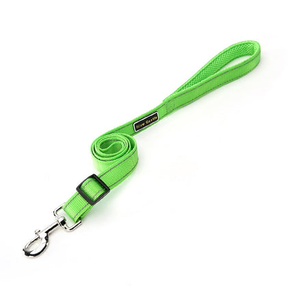 Glow Castle Soft Handle Reflective Adjustable Length Dogs Traction Rope(Grass Green)-garmade.com