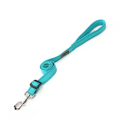 Glow Castle Soft Handle Reflective Adjustable Length Dogs Traction Rope(Green)-garmade.com