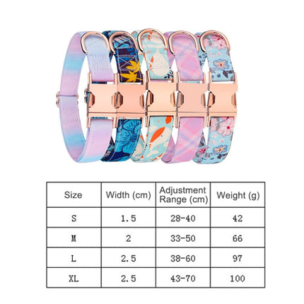 Rose Gold Buckle Pet Detachable Bow Collar, Size: S 1.5x28-40cm(Sweet Pink Girl)-garmade.com