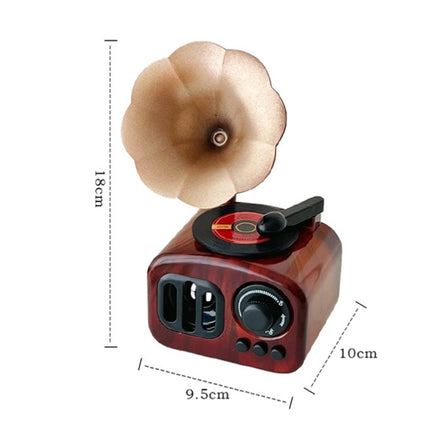 BJ1741 Mini Retro Gramophone Shaped Music Box(9.5x10x18cm)-garmade.com