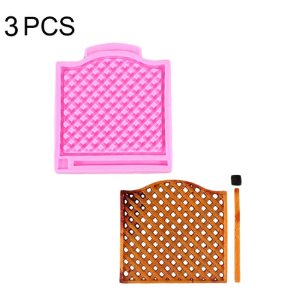 3 PCS Rhombus Pattern Silicone Mold DIY Cake Decorating Tools-garmade.com