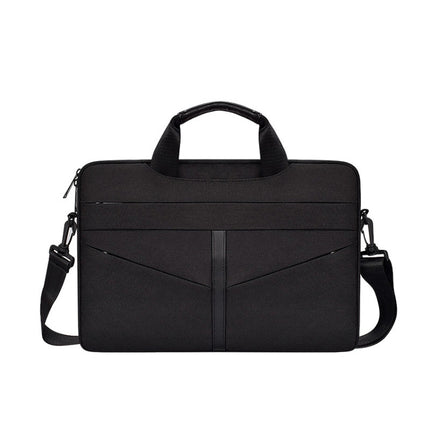 DJ04 Hidden Handle Waterproof Laptop Bag, Size: 13.3 inches(Mysterious Black)-garmade.com