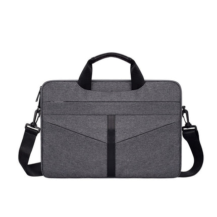 DJ04 Hidden Handle Waterproof Laptop Bag, Size: 13.3 inches(Deep Gray)-garmade.com