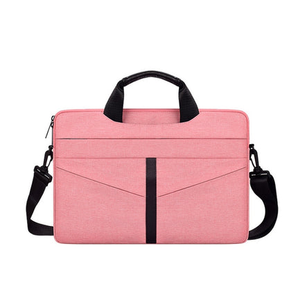 DJ04 Hidden Handle Waterproof Laptop Bag, Size: 13.3 inches(Beauty Pink)-garmade.com