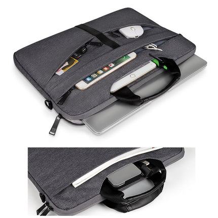 DJ04 Hidden Handle Waterproof Laptop Bag, Size: 13.3 inches(Deep Gray)-garmade.com