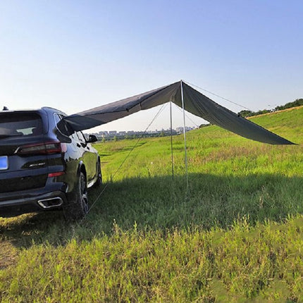 Outdoor Picnic Camping Tent On The Side Of The Car Vehicle Rain-proof Sunshade Canopy 300x200cm(Dark Gray)-garmade.com