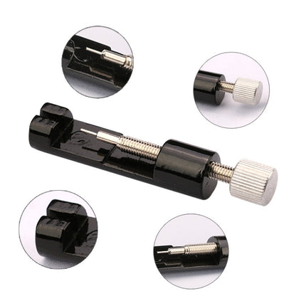 Adjustable Watch Strip Removal Metal Strap Bracelet Link Pin Repair Tool(Black )-garmade.com