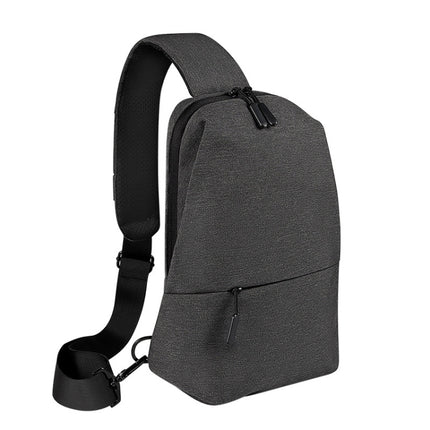 XB03 Adjustable Casual Sports Chest Bag(Deep Gray)-garmade.com