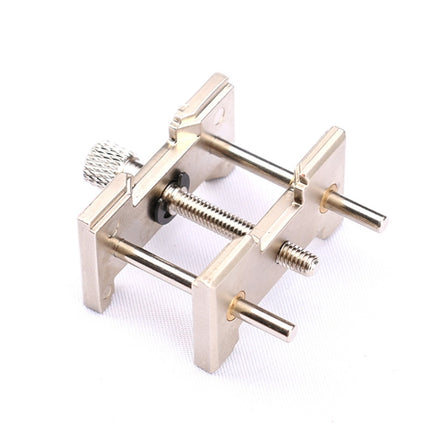 2 In 1 Watch Movement Holder Clip Base Metal Multi Function Vise Clamp(Copper Set)-garmade.com
