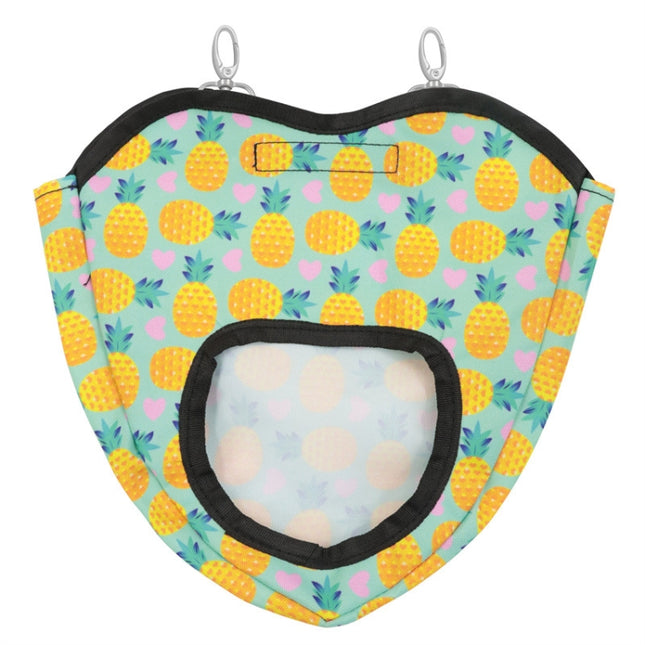 Pet Rabbit Guinea Pig Hanging Feeding Hay Storage Bag, Specification: Pineapple One-hole-garmade.com