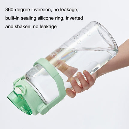 Time Scale Drinking Water Target Transparent Sports Kettles(Ivory White)-garmade.com