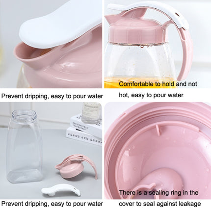 Explosion-proof Heat-resistant Cold Kettle Juice Jug Herbal Teapot, Capacity: 1.2L (Pink)-garmade.com