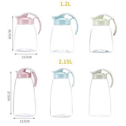 Explosion-proof Heat-resistant Cold Kettle Juice Jug Herbal Teapot, Capacity: 2.15L (Blue)-garmade.com