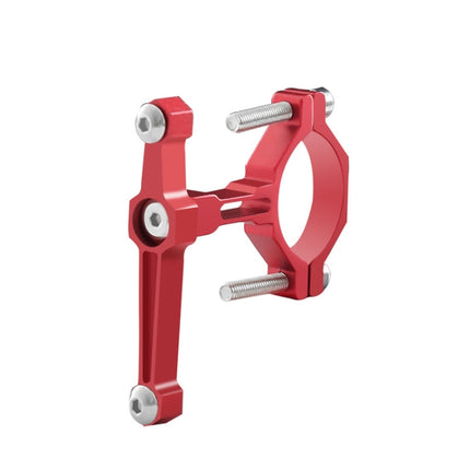 2 PCS Bicycle Aluminum Alloy Bottle Cage Conversion Seat Fixed Adjustable Bottle Cage(Red)-garmade.com