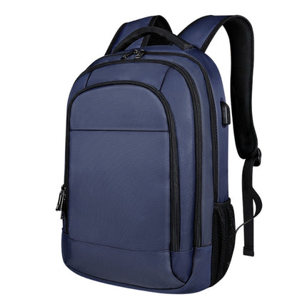 SJ06 Outdoor Large Capacity Laptop Backpack, Size: 13 inch-15.6 inch(Navy Blue)-garmade.com