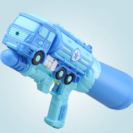 Hildren Pumping Water Play Device Summer Beach Outdoor Water Toys, Style: Oil Tanker (Blue)-garmade.com