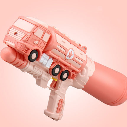 Hildren Pumping Water Play Device Summer Beach Outdoor Water Toys, Style: Oil Tanker (Pink)-garmade.com