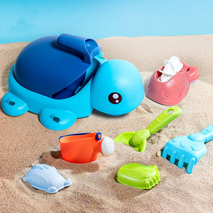 8 PCS / Set Turtle Beach Toy Set Children Sand Shovel And Water Play Tools-garmade.com