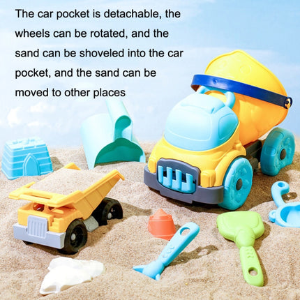 8 PCS / Set Bucket Shovel Beach Toy Set Children Sand Shovel And Water Play Tools-garmade.com