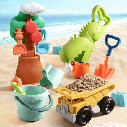 8 PCS / Set Trunk Beach Toy Set Children Sand Shovel And Water Play Tools-garmade.com